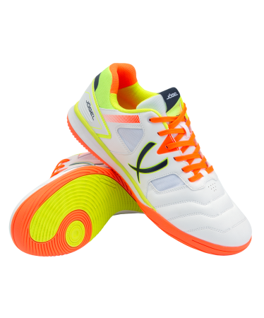 Бутсы зальные Tornado 2.0 White/orange